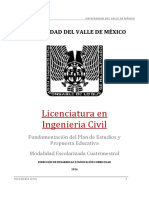 Plan Curricular Ing Civil Uni Valle de Mexico