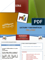 Formatos de Respuestas Mia Lectura y Matematicas