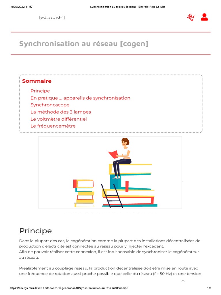 Synchronisation Au Réseau (Cogen) - Energie Plus Le Site | PDF ...