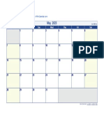 Printable May 2023 Calendar