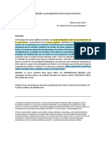 La Alfabetización Desde La Perspectiva de La Neurociencia Subrayada