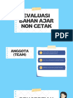 Evaluasi Bahan Ajar Noncetak