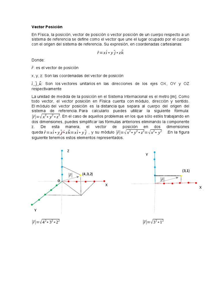 Vector Posicion Pdf