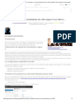 Présentation Et Installation Du Rôle Hyper-V