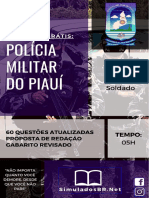 Simulado Grátis PM PI Soldado 2021