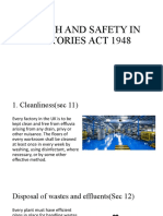 HEALTH AND SAFETY FACTORY ACT