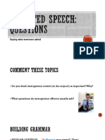 Reported Speech 