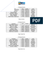 Resultados e próximos jogos Série B