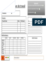 Plan de Travail Cycle 2