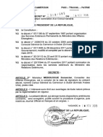 Republique Cameroun Paix-Travail - Patrie
