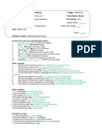 Final Written Exam Steward