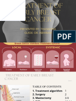 Early Treatment of Breast Cancer