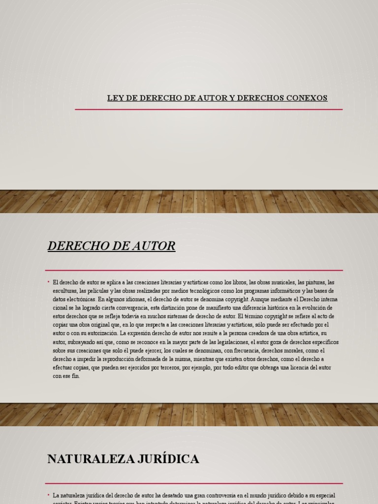 Ley de Derecho de Autor y Derechos Conexos: Una explicación completa de ...
