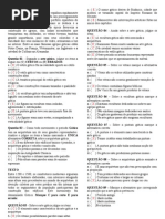 exercícios Arte Gótica 2bim