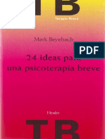 24 Ideas para Una Psicoterapia Breve - Mark Beyebach