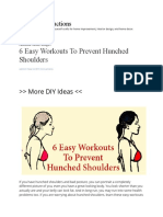 6 Easy Workouts To Prevent Hunched Shoulders - How To Instructions