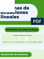 Sistemas de Ecuaciones. Conceptos Básicos