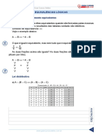 Aula 18 - Equivalências Lógicas