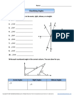 Classifying Angles