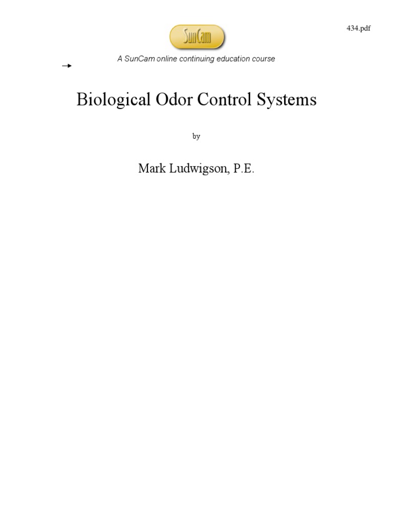 Biological Odor Control Systems Mark Ludwigson, P.E PDF Humidity