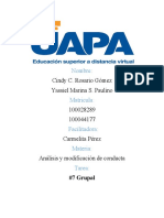 Tarea 7 de Analisis y Modicicacion de Conducta Yassiel y Cindy