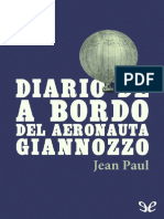 Diario de A Bordo Del Aeronauta Giannozzo - Jean Paul