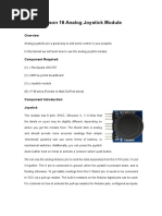 Lesson 16 Analog Joystick Module