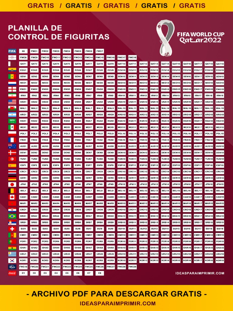 planilla-control-figuritas-cromos-panini-mundial-futbol-fifa-qatar-2022