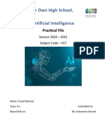 Practical File GR 9 AI