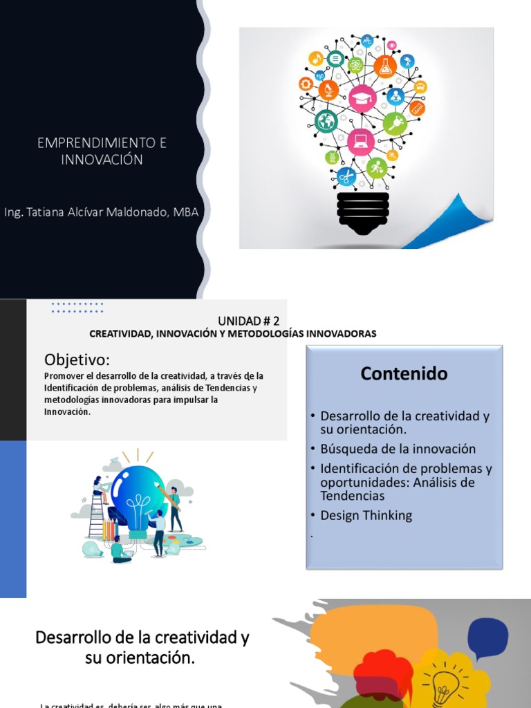 Unidad 2 Emprendimiento e Innovacion | PDF