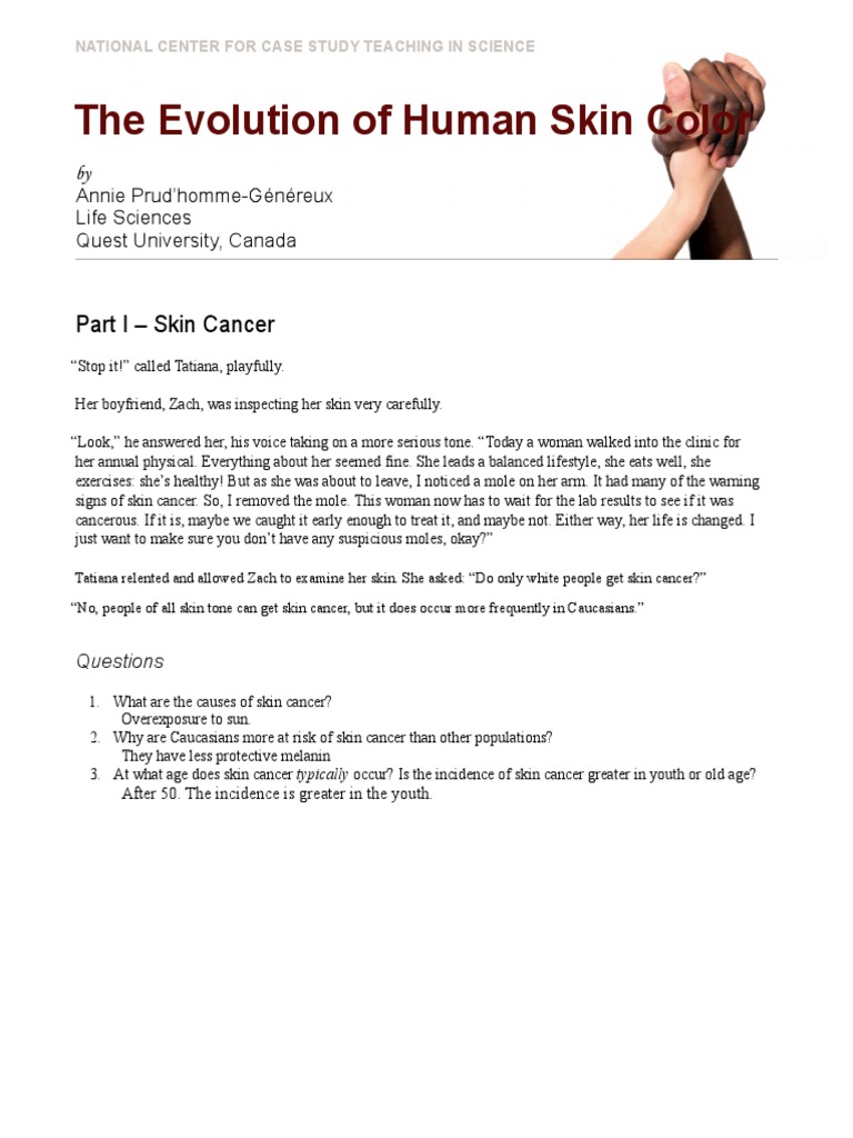 The evolution of human skin color pdf