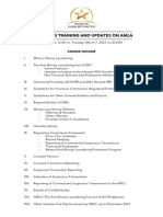 Course Outline AMLA6