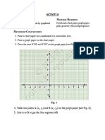 Math Activity 6 Coordinate Geometry