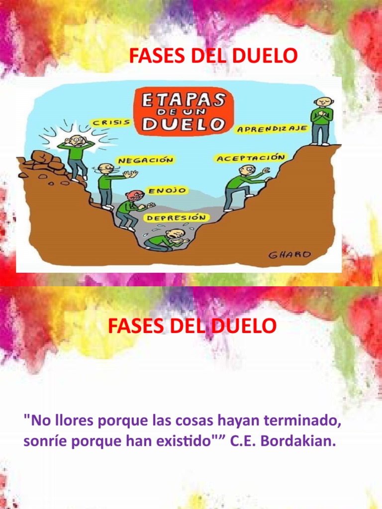 Fases del Duelo: Proceso Emocional y Apoyo | PDF | Dolor | Las emociones