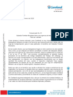 Comunicado #01 Prescripción Subsidio Familiar Monetario - 1