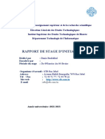 Rapport Du Stage Rania