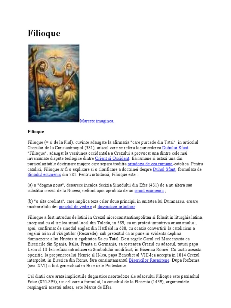 Filioque | PDF