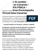 Reportaje: El Cambio Climático en Canarias - GEOGRAFÍA FÍSICA - (GEVIC) Gran Enciclopedia Virtual Is