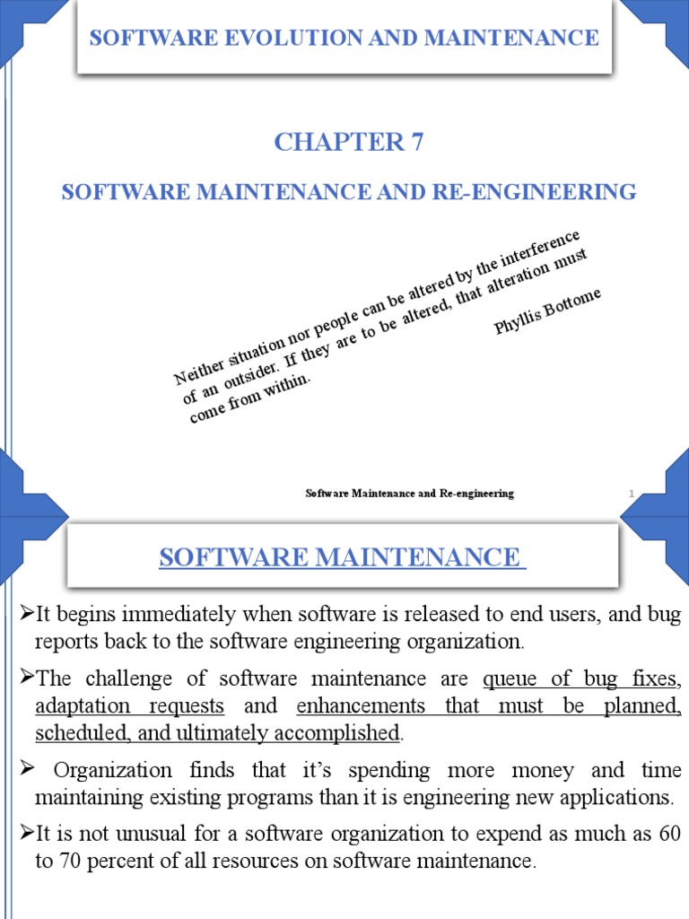 Software Maintenance and Reengineering Insights | PDF | Business ...