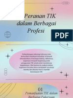 Peranan TIK Dalam Berbagai Profesi