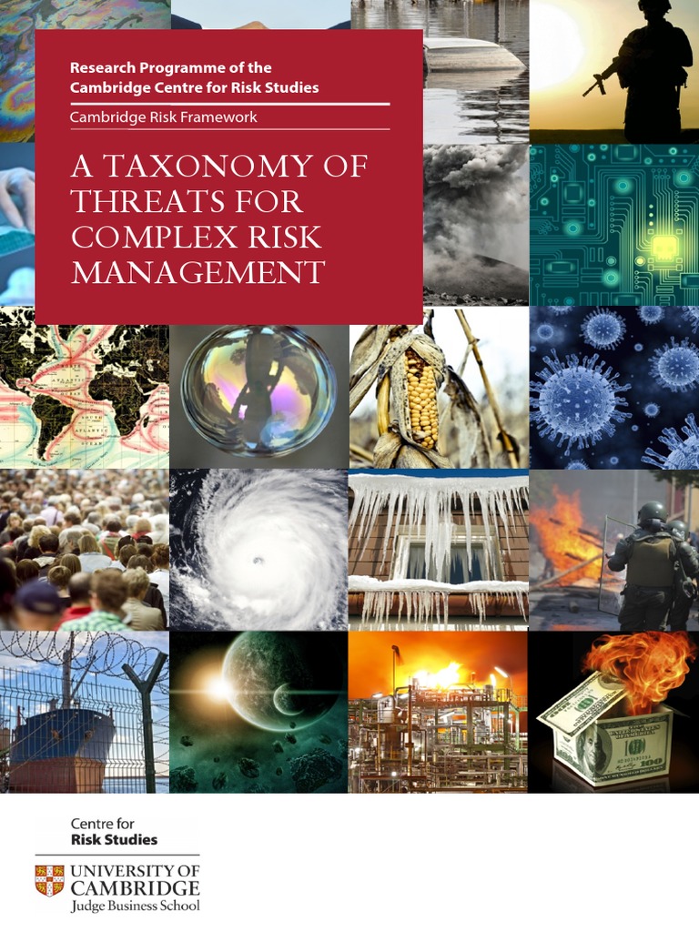 Taxonomy of Complex Risk Threats | PDF | Risk | Insurance