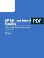 REVISED: AP African American Studies Course Framework 