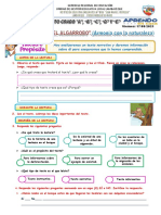 Plan Lector - LA LECHUZA Y EL ALGARROBO - Sem. 21