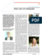 A Multi-Disciplinary View On Earthquake Science: Nature Communications