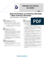 Auditor Federal de Controle Externo - Area Controle Externoaufc-Ce Tipo 1