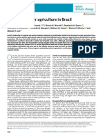 Climatic limit for agriculture in Brazil