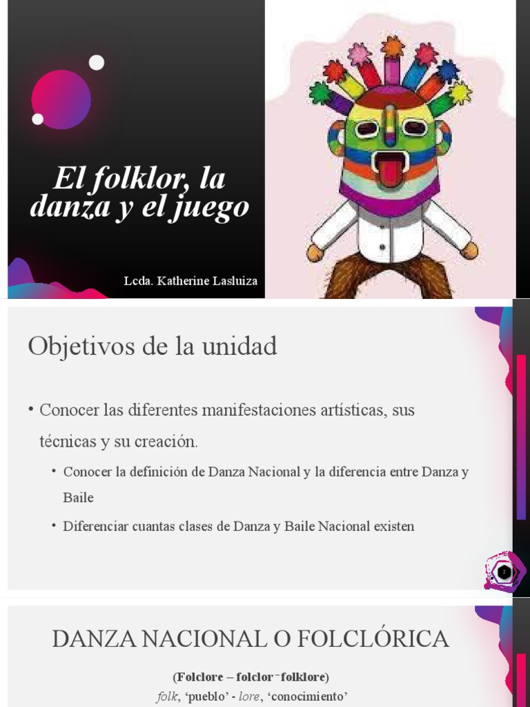El Folklor, La Danza y El Juego | PDF | Bailes | Folklore