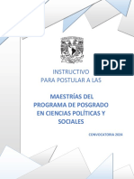 Cómo postular a las maestrías en Ciencias Políticas y Sociales UNAM 2024