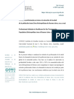 Actitudes Profesionales en Torno A La Atención de La Salud de La Población Trans (Área Metropolitana de Buenos Aires, 2014-2019)