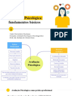 Avaliação Psicológica: fundamentos e fontes de informação